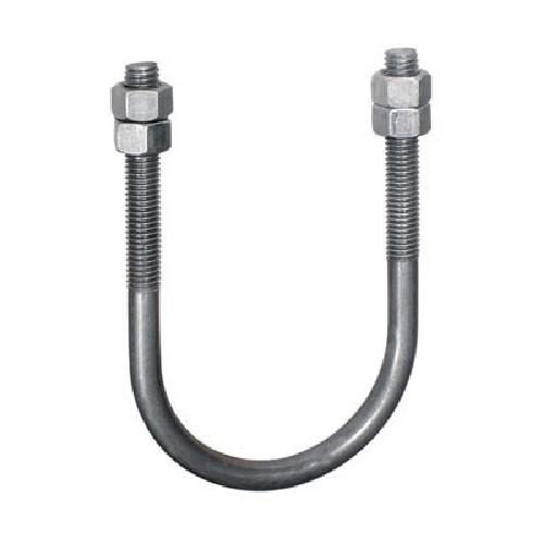 Anvil® 0500320064 FIG 137 Standard U-Bolt, 2 in Pipe, 3/8 in Dia - Thread, Hot Dipped Galvanized, Carbon Steel - U-Bolts