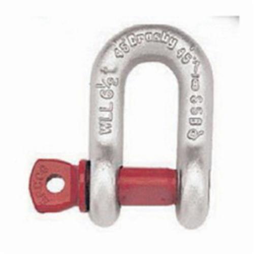 Crosby&reg; 1019258 Maxtough&reg; G-210 Chain Shackle, 3.25 ton Load, 5/8 in, 3/4 in Screw Pin, Hot Dipped Galvanized - Shackles